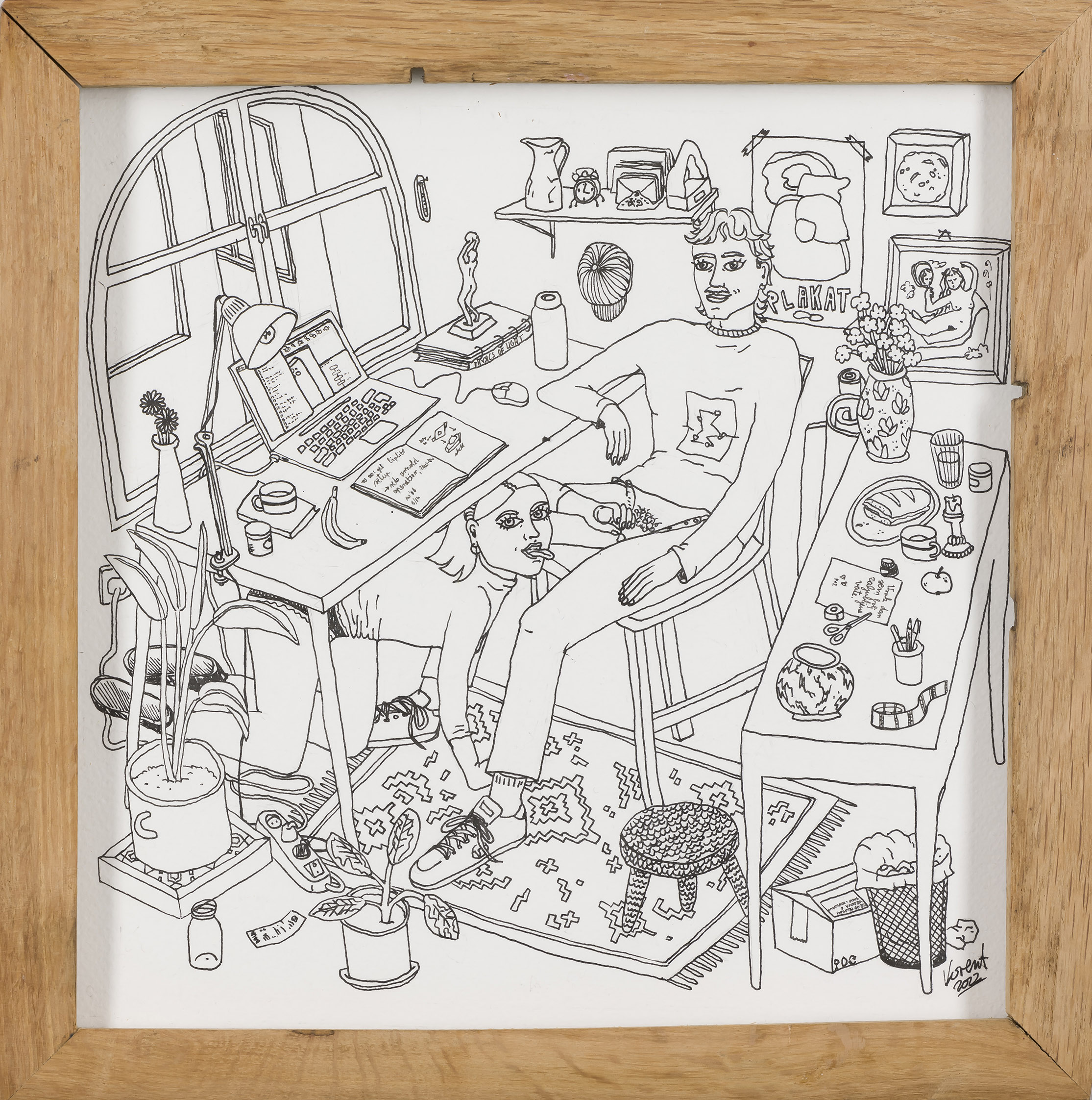 Petra Korent: Suprising the love of my life at work (z okvirjem)