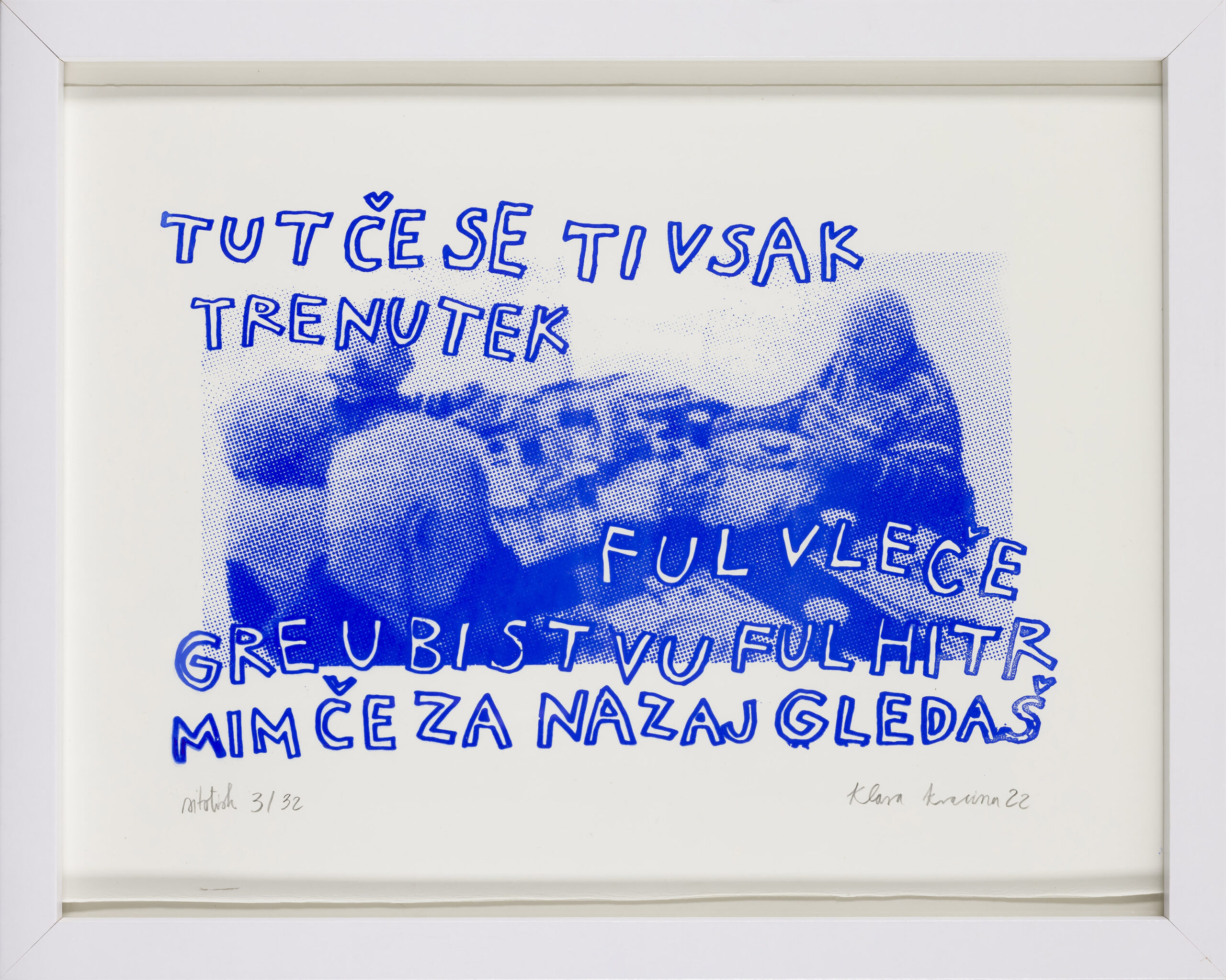 Klara Kracina: Če za nazaj gledaš (z okvirjem)