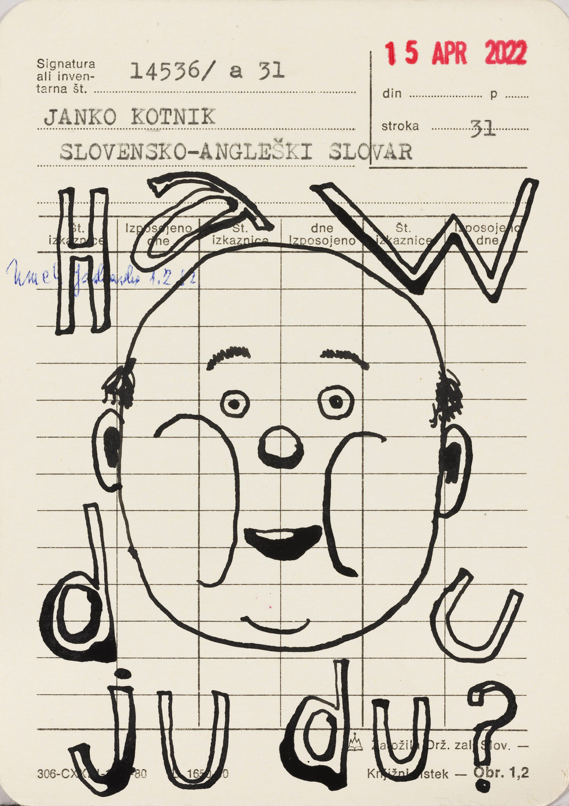 Miha Perne: Risbe na knjižnične liste