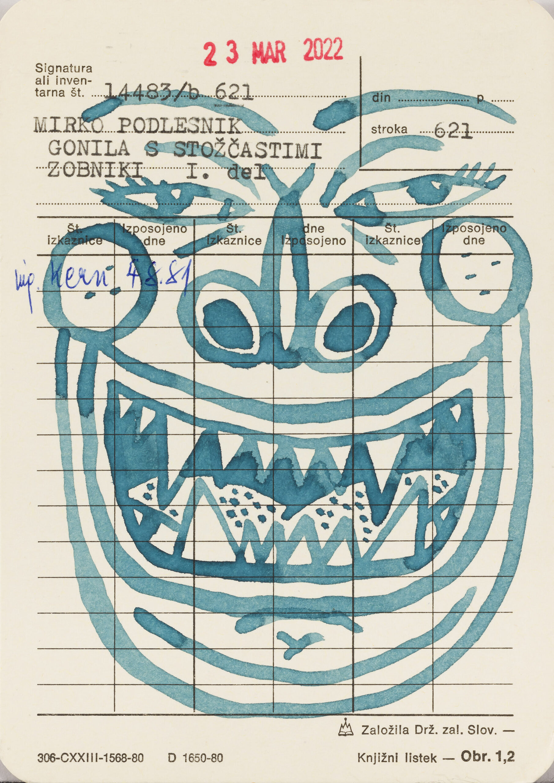 Miha Perne: Risbe na knjižnične liste