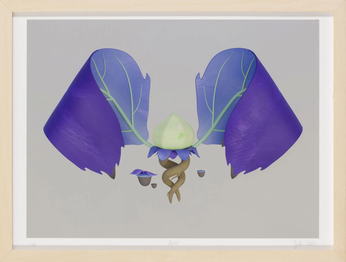 Žiga Roš - Ariel (z okvirjem) - 2023 - I