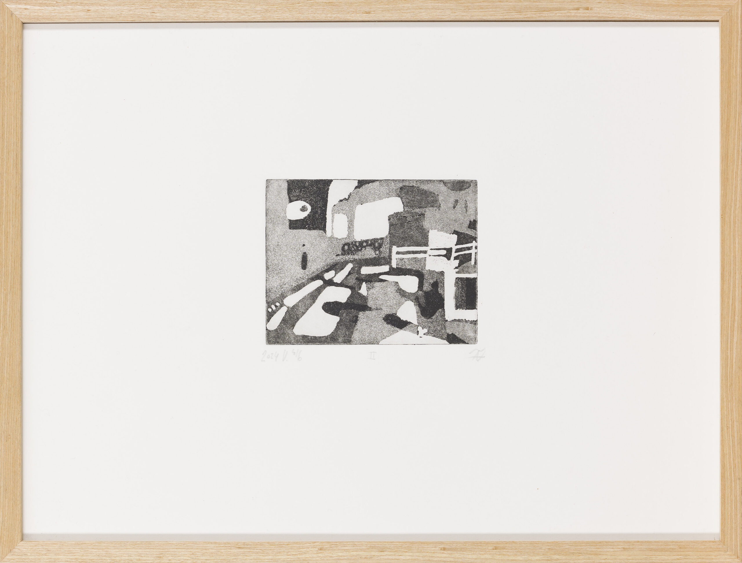 Tinkara Nemec Herkess: Triptych of Fixation; II. Farmers used to scare away Owls by running round their fields naked. (z okvirjem)