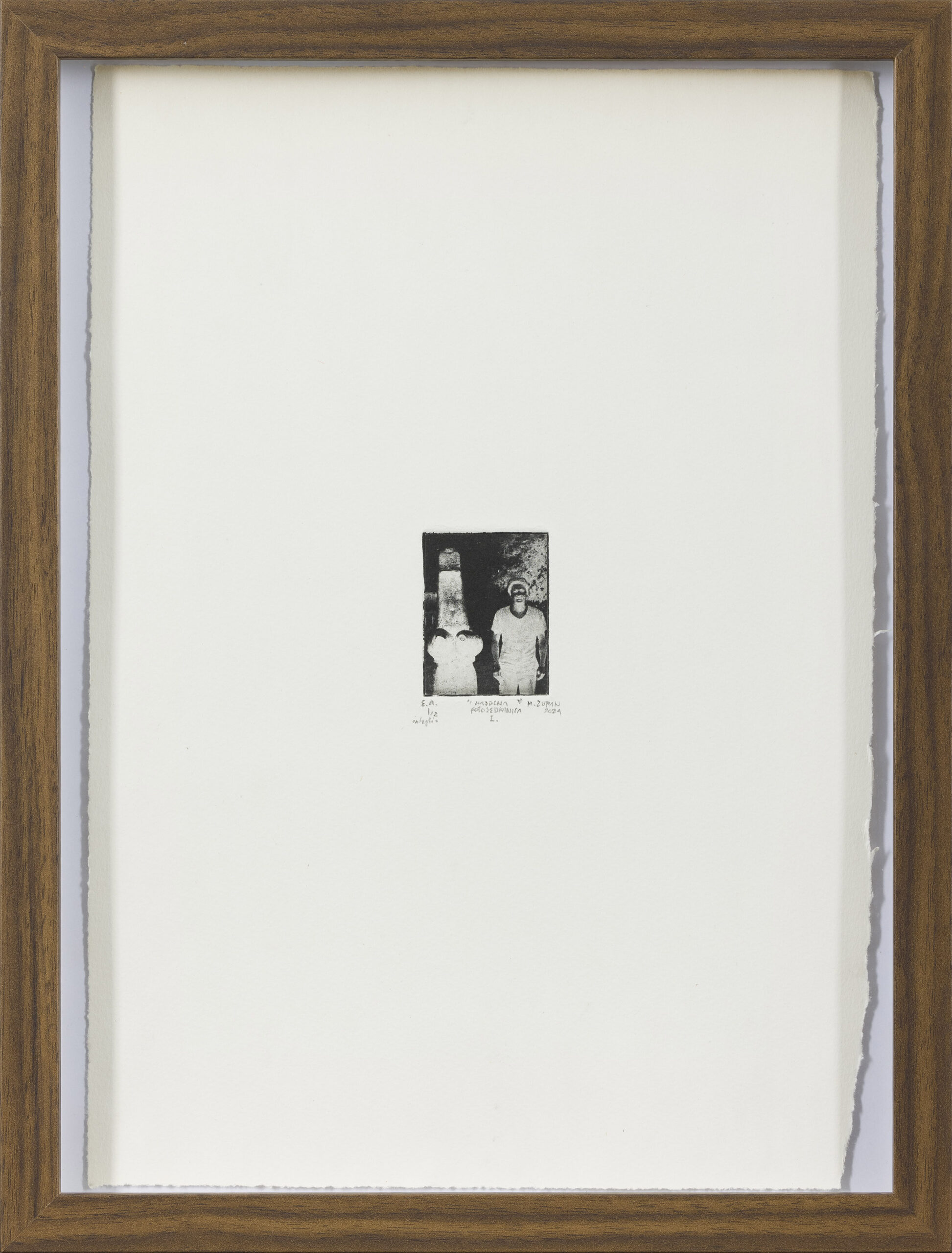 Matej Zupan: Najdena fotojedkanica 1 (z okvirjem)