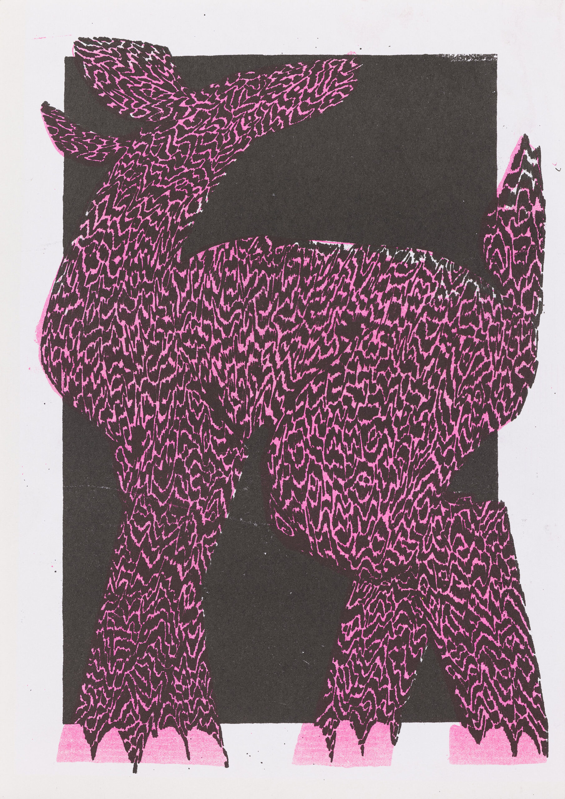 Nez Pez: Pink on Black, Black on Pink