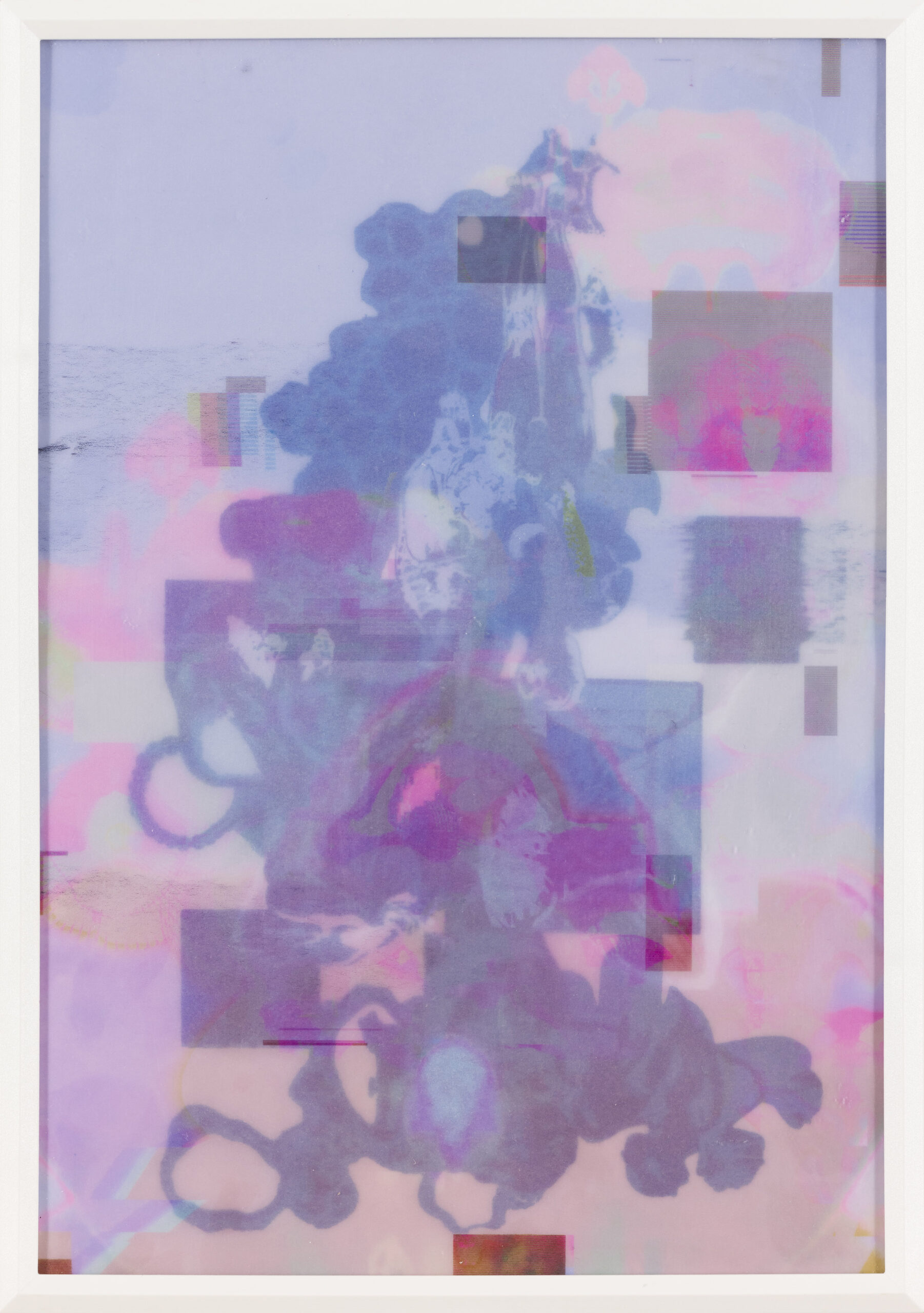 Jovana Tesić in Aleksandra Davinić: Vizualni dialog skozi prosojnost, del serije 404 (z okvirjem)