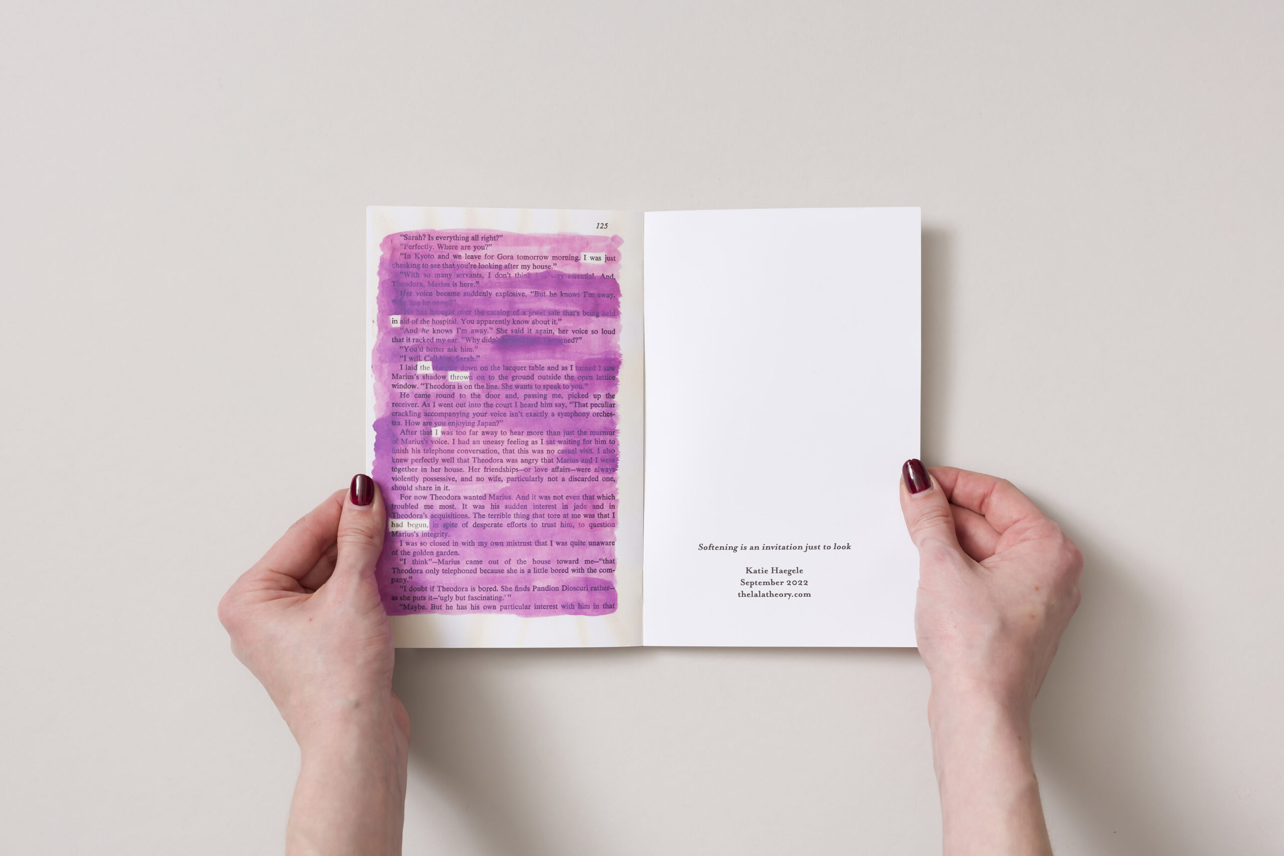 Katie Haegele: Softening is an invitation just to look