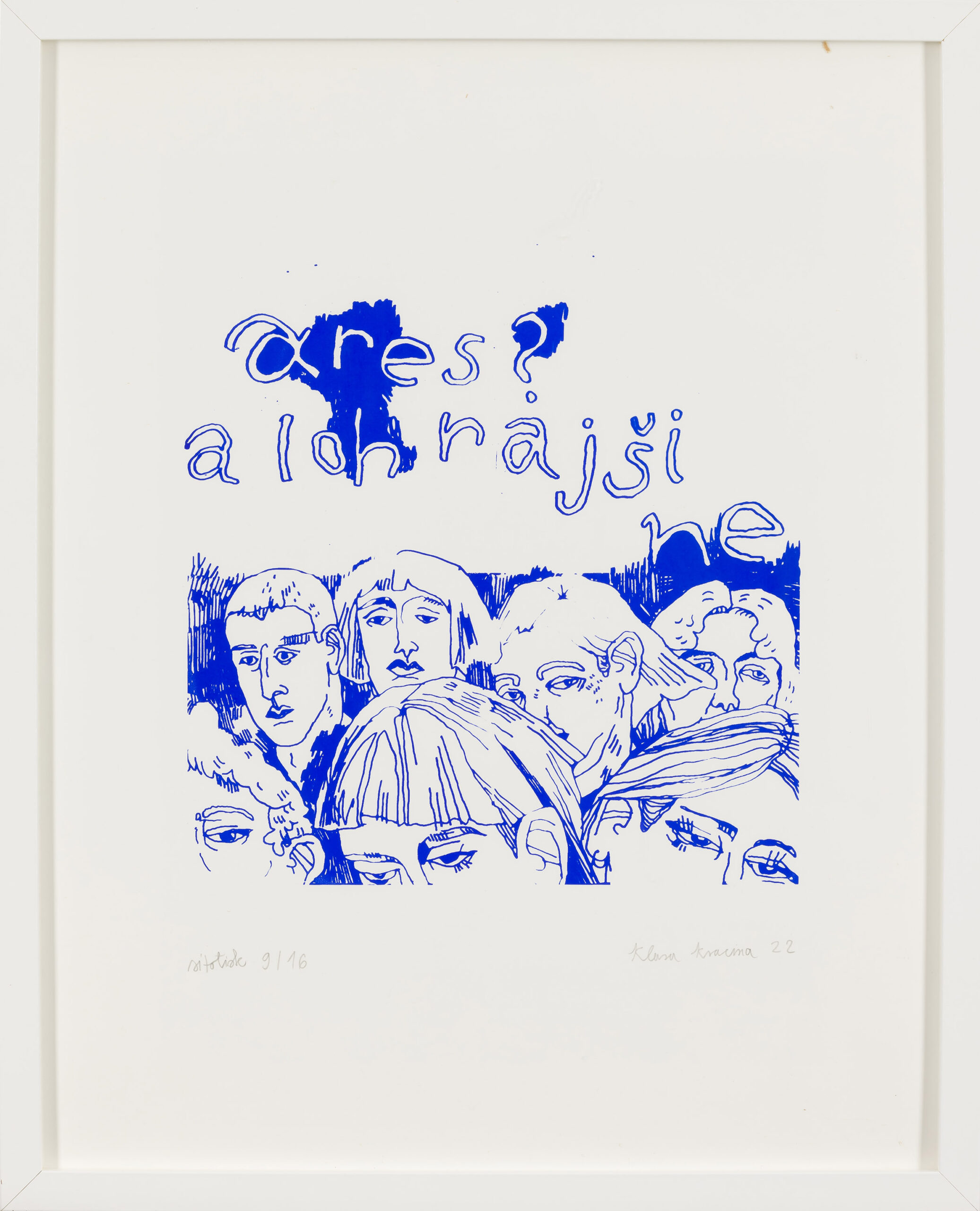 Klara Kracina: A loh rajš ne (z okvirjem)