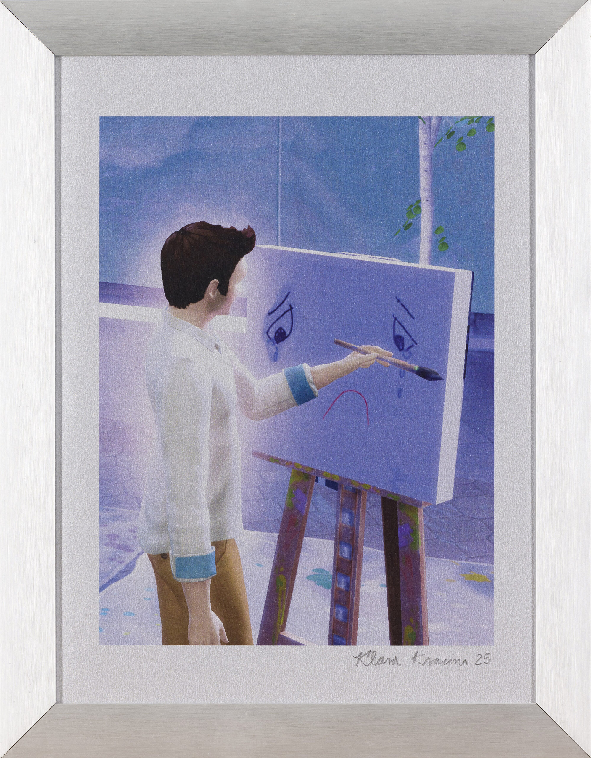 Klara Kracina: Sad painting