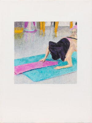 Gašper Capuder: Barbie On A Yogamat Trying To Balance Balance And Not Wreck The Whole Place Down While Having Her Head Stuck Too Far