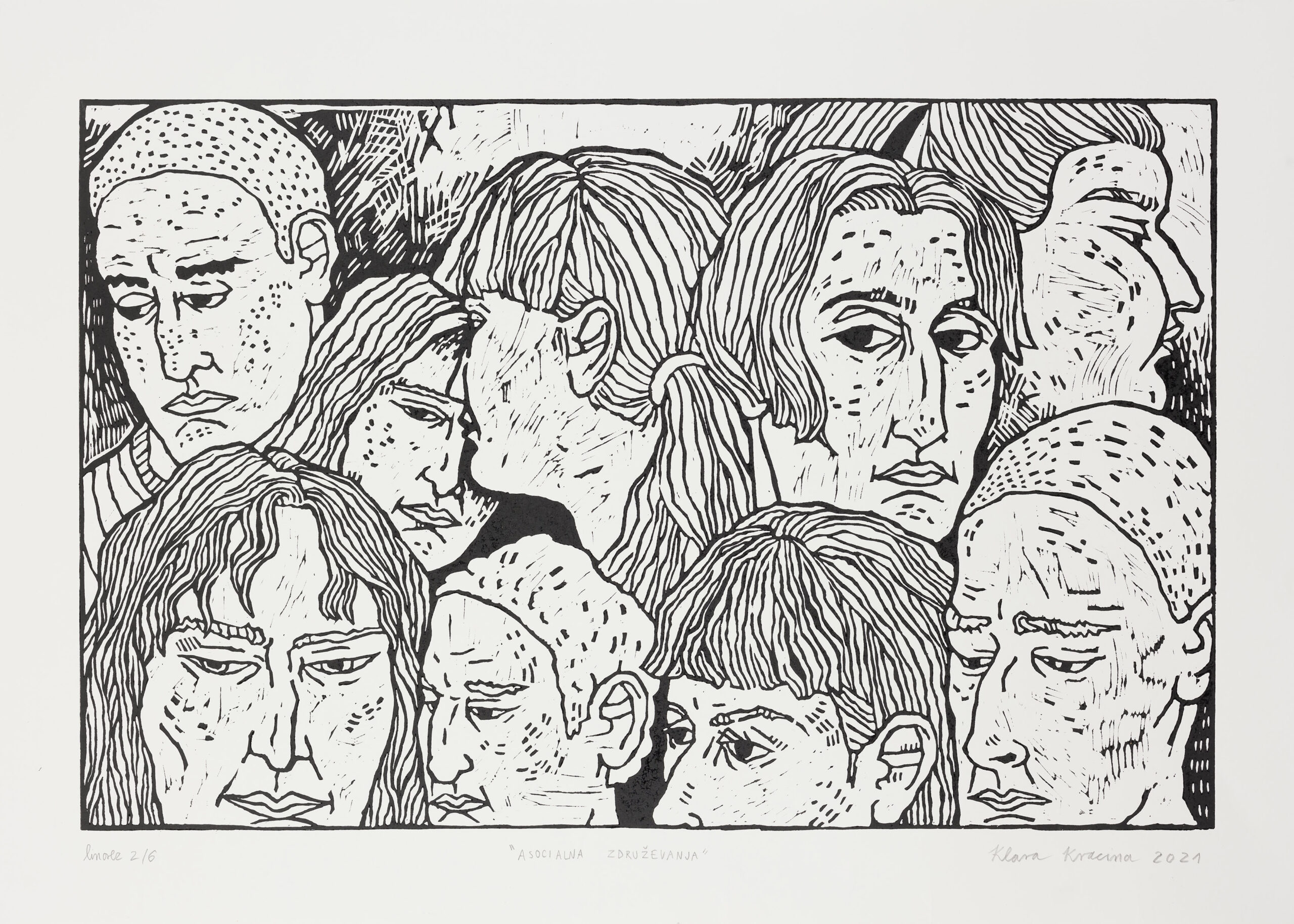 Klara Kracina: Asocialna združevanja (z okvirjem)