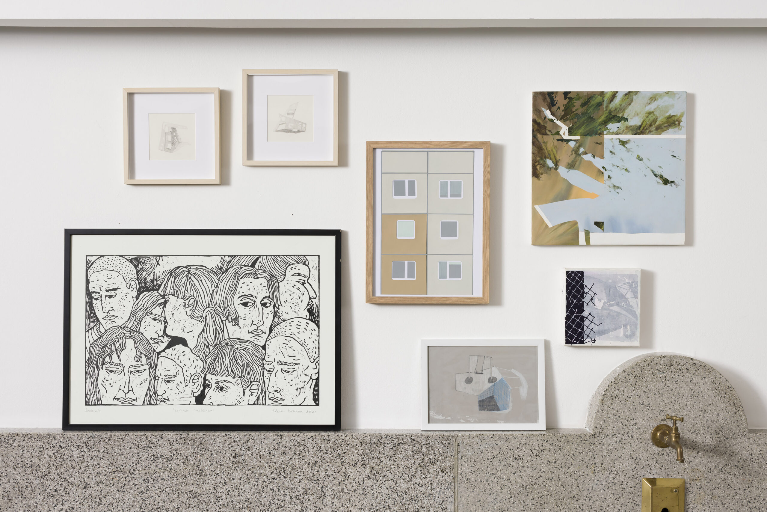 Klara Kracina: Asocialna združevanja (z okvirjem) - slika 2