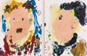 Svitlana Ryabishchuk: Poročen par (diptih)