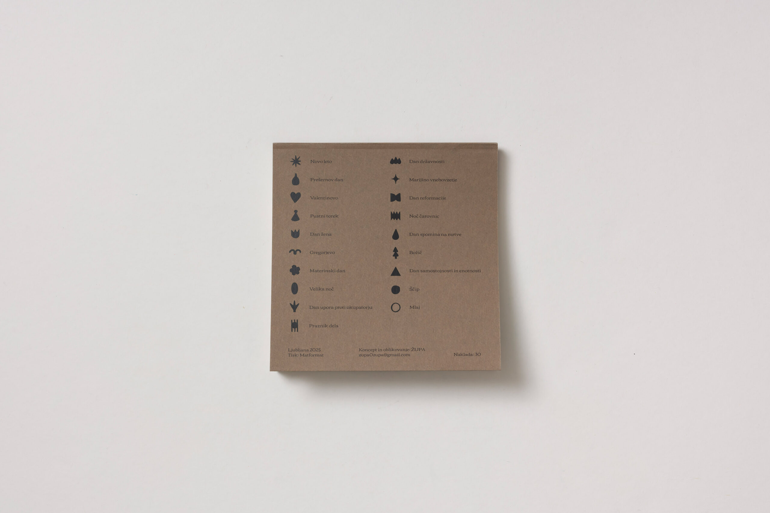 ŽUPA: Tedenski koledar 2026 - slika 5