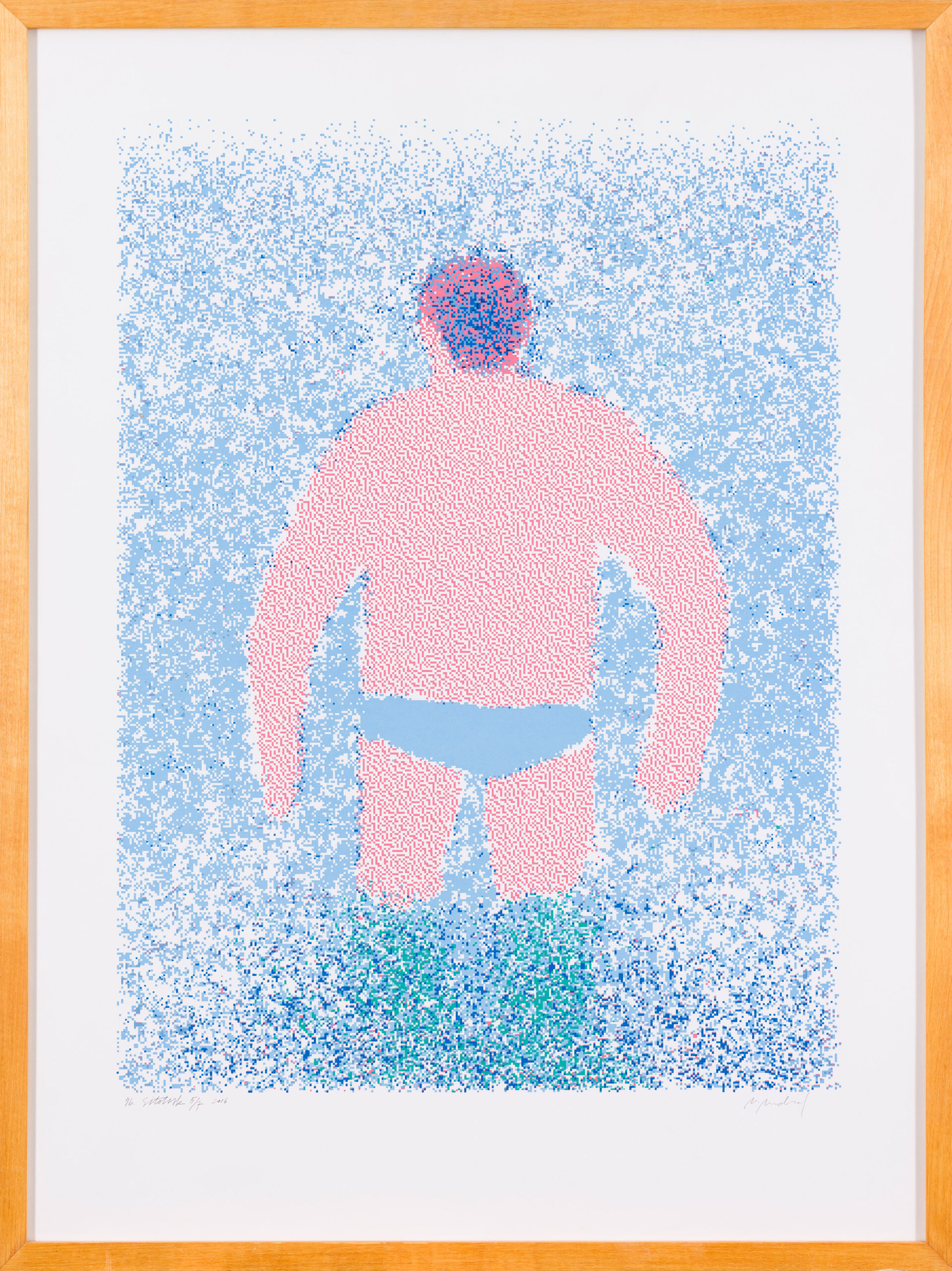 Matija Medved: Kopalec (z okvirjem)