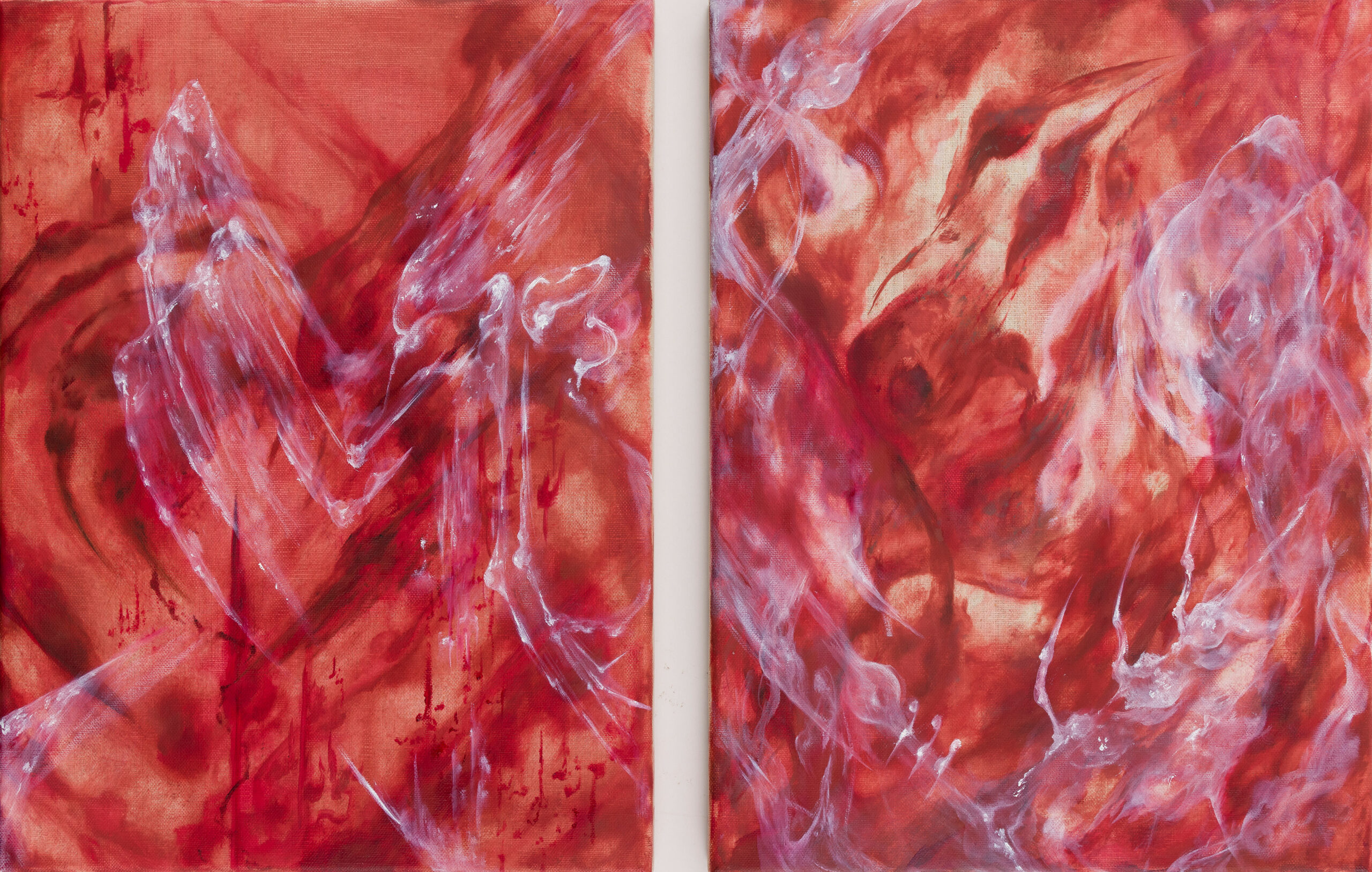 Sara Skenderija: Понекад ти само треба анђео. / Sometimes you just need an angel. (diptih)