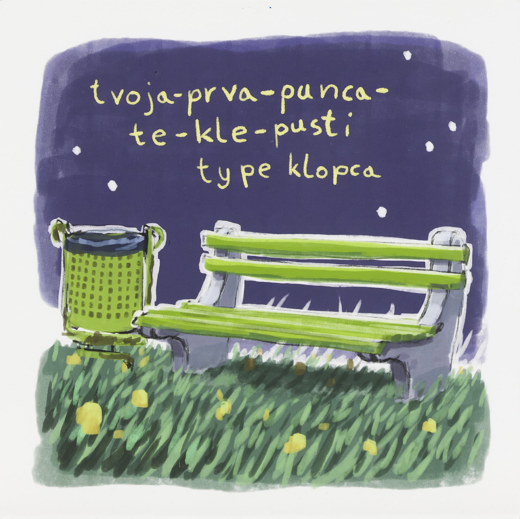 Oskar Slabe: tvoja-prva-punca-te-kle-pusti type klopca - slika 3